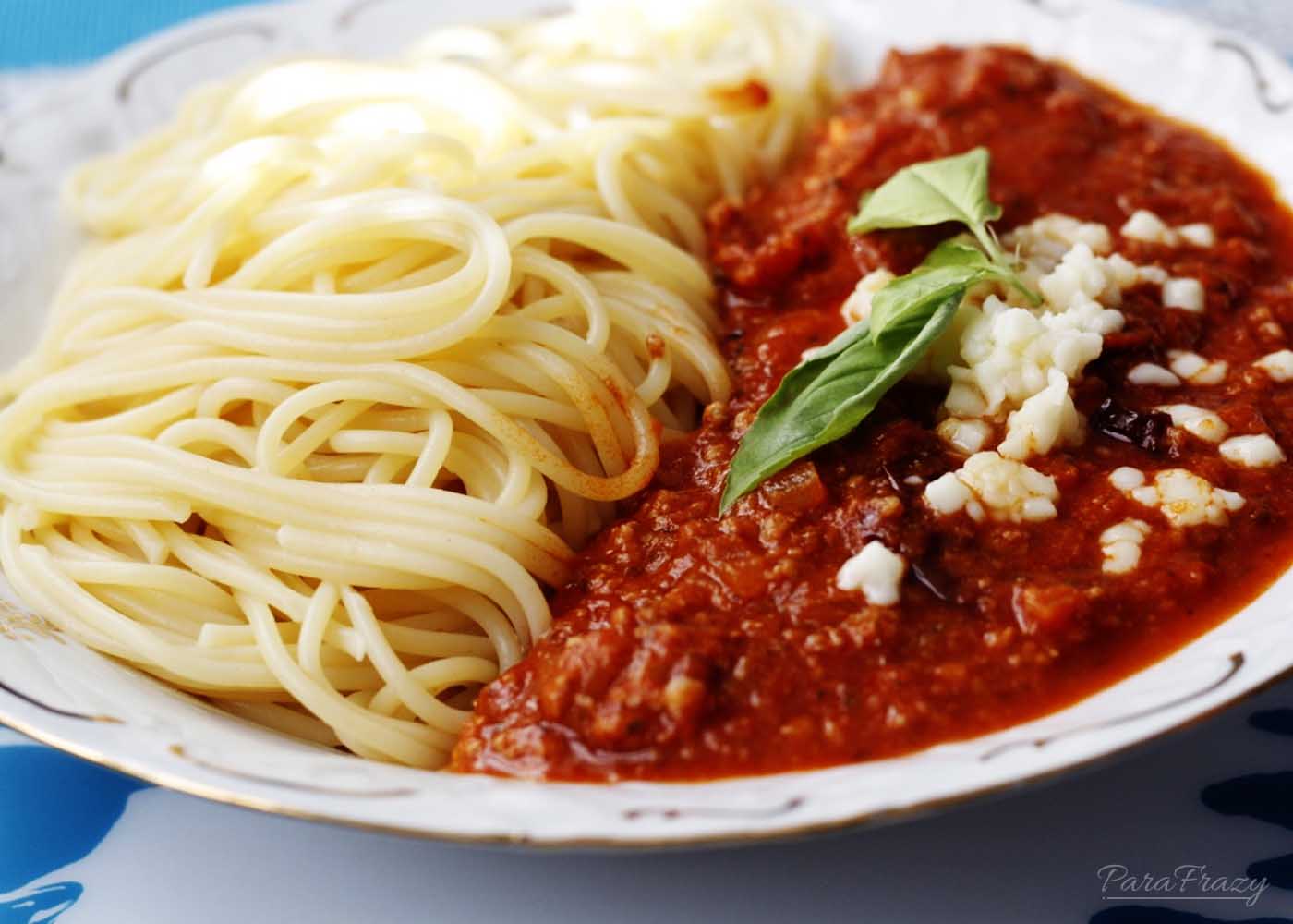 Przepis na klasyczne spagetti bolognese